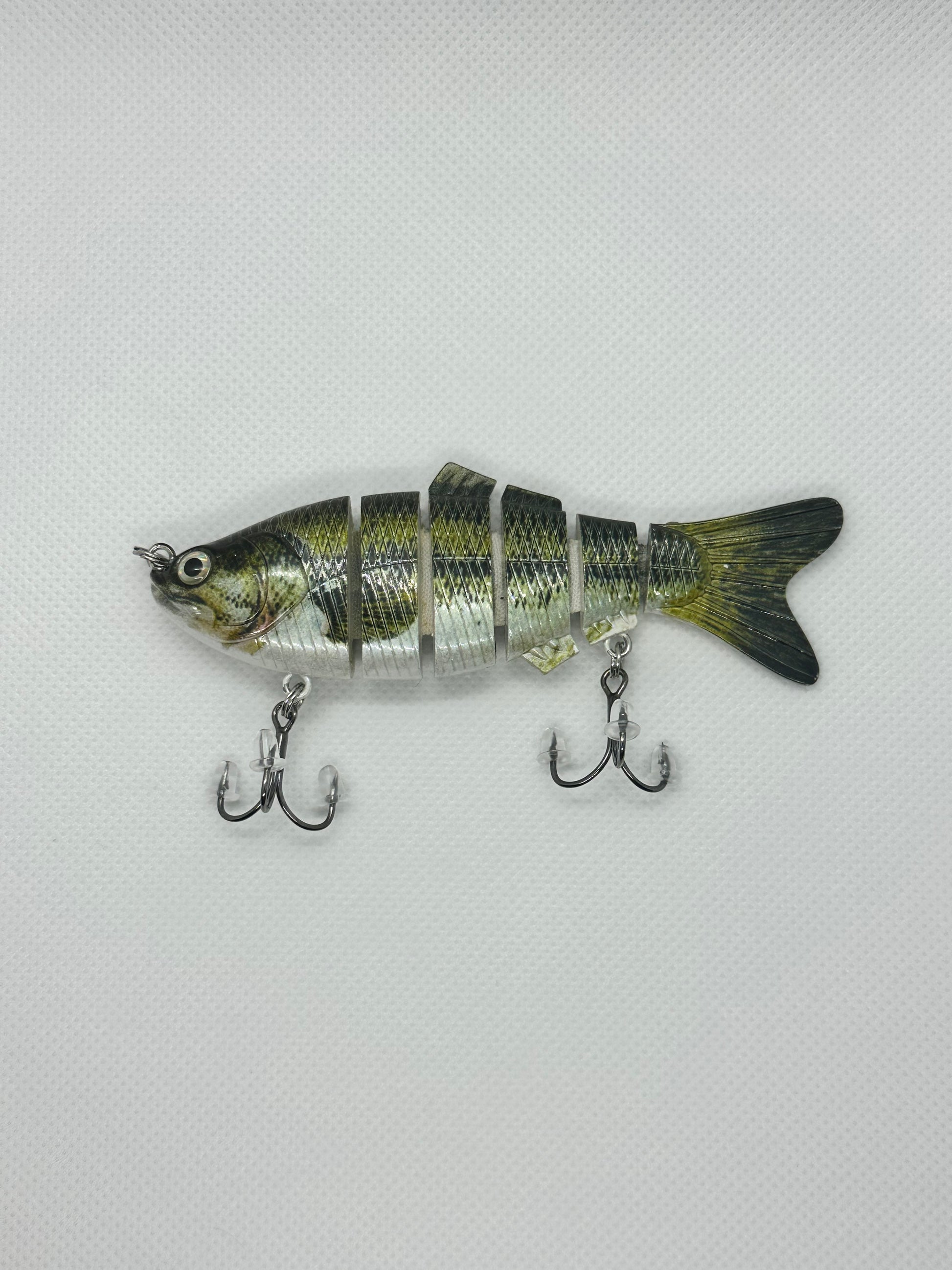 wood and ribbon jointed 4 inch swim bait high quality