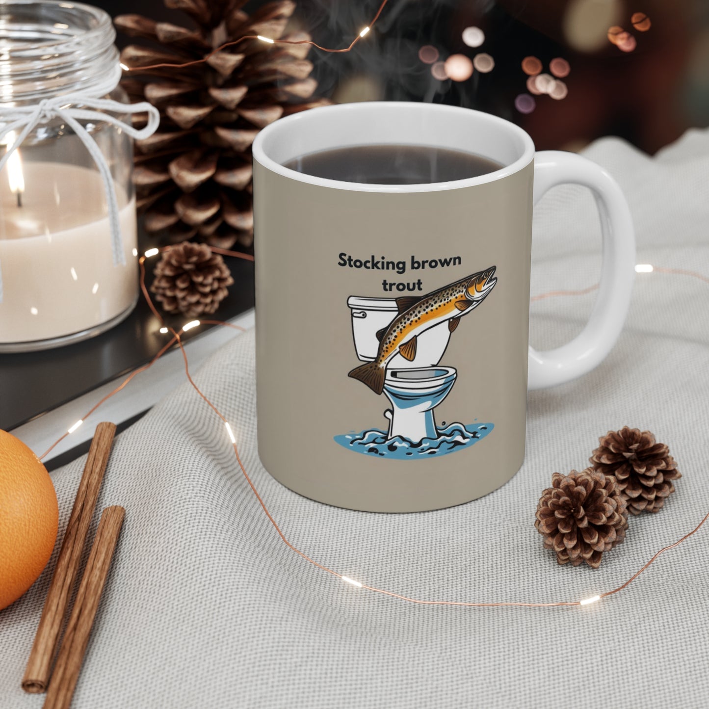 Stocking Brown Trout Mug