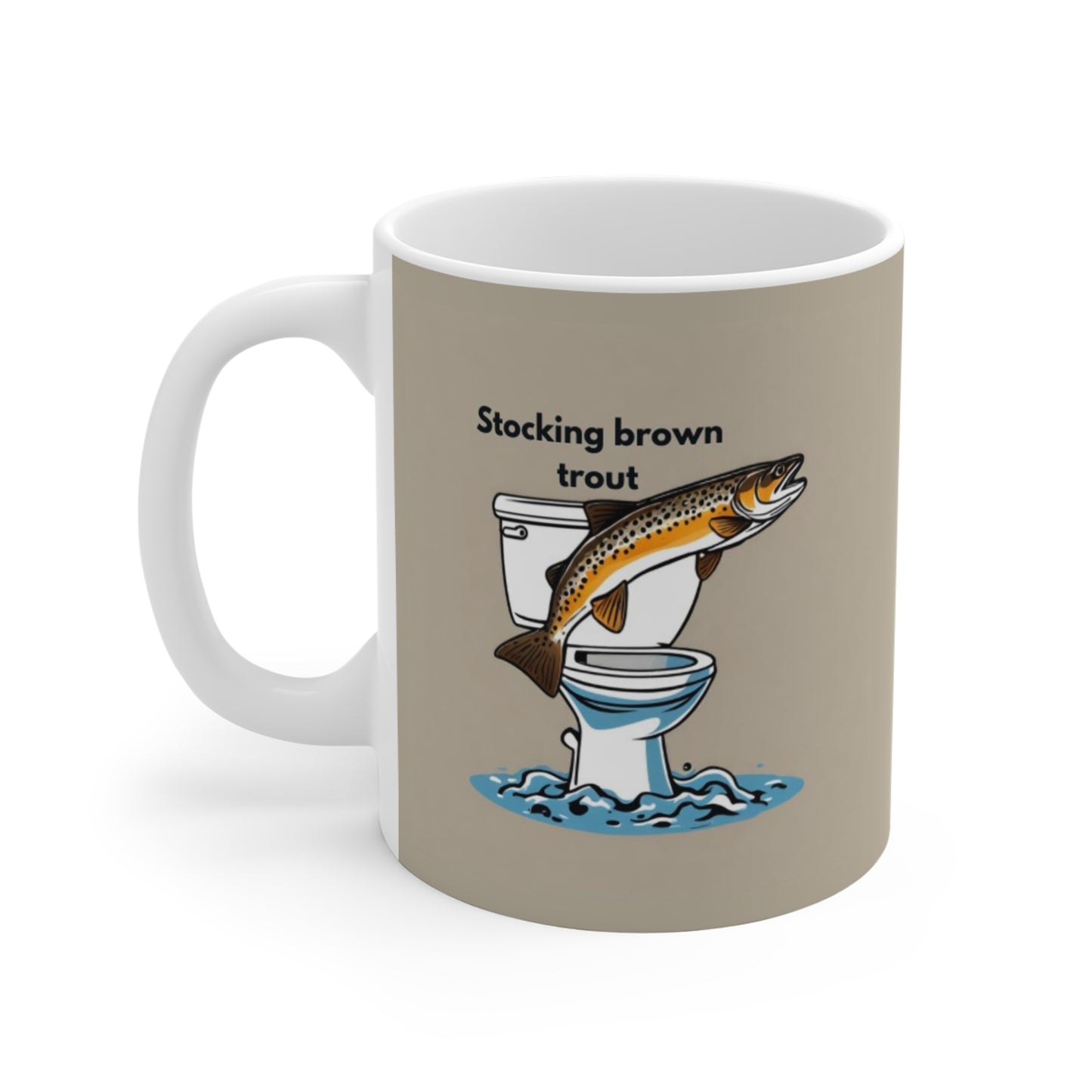 Stocking Brown Trout Mug