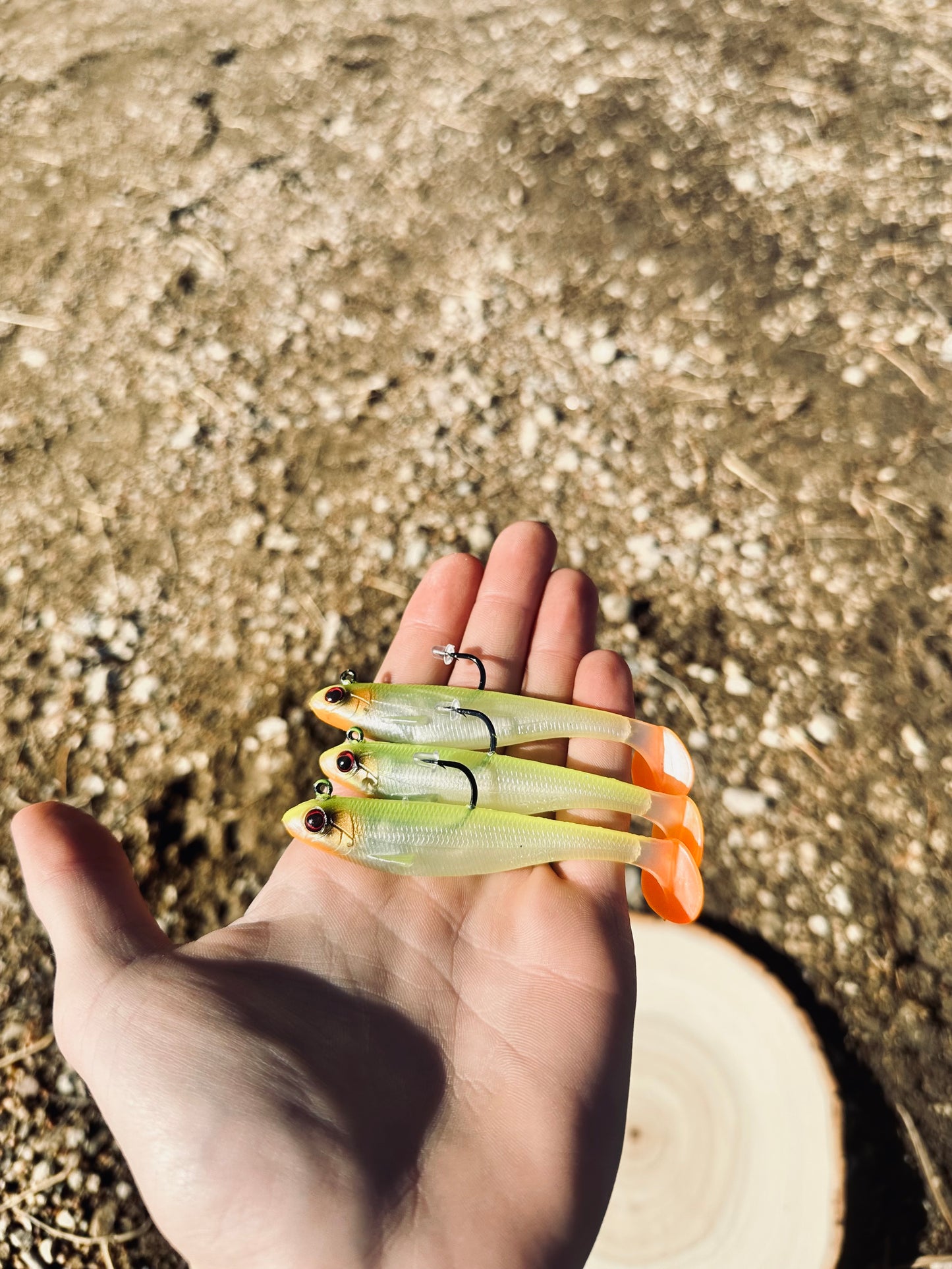 Chartreuse Swimmer Paddle Tail