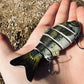 wood and ribbon jointed 4 inch swim bait high quality