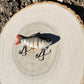 wood and ribbon jointed 4 inch swim bait high quality