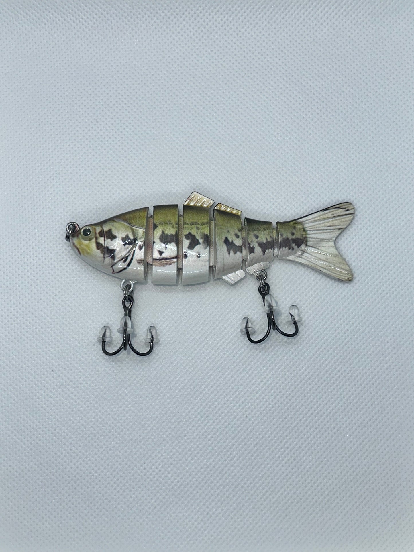 wood and ribbon jointed 4 inch swim bait high quality