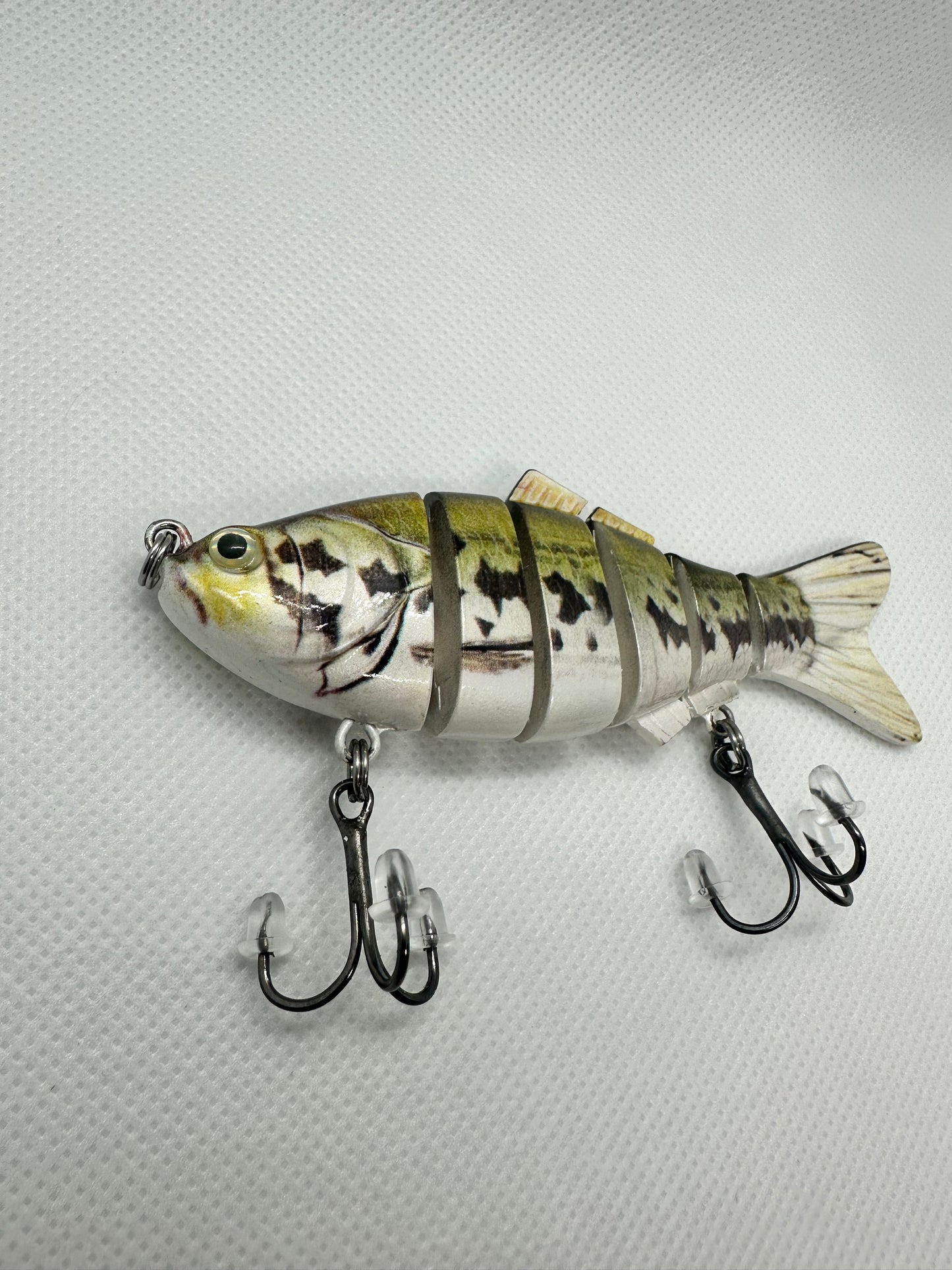 wood and ribbon jointed 4 inch swim bait high quality