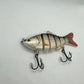 wood and ribbon jointed 4 inch swim bait high quality