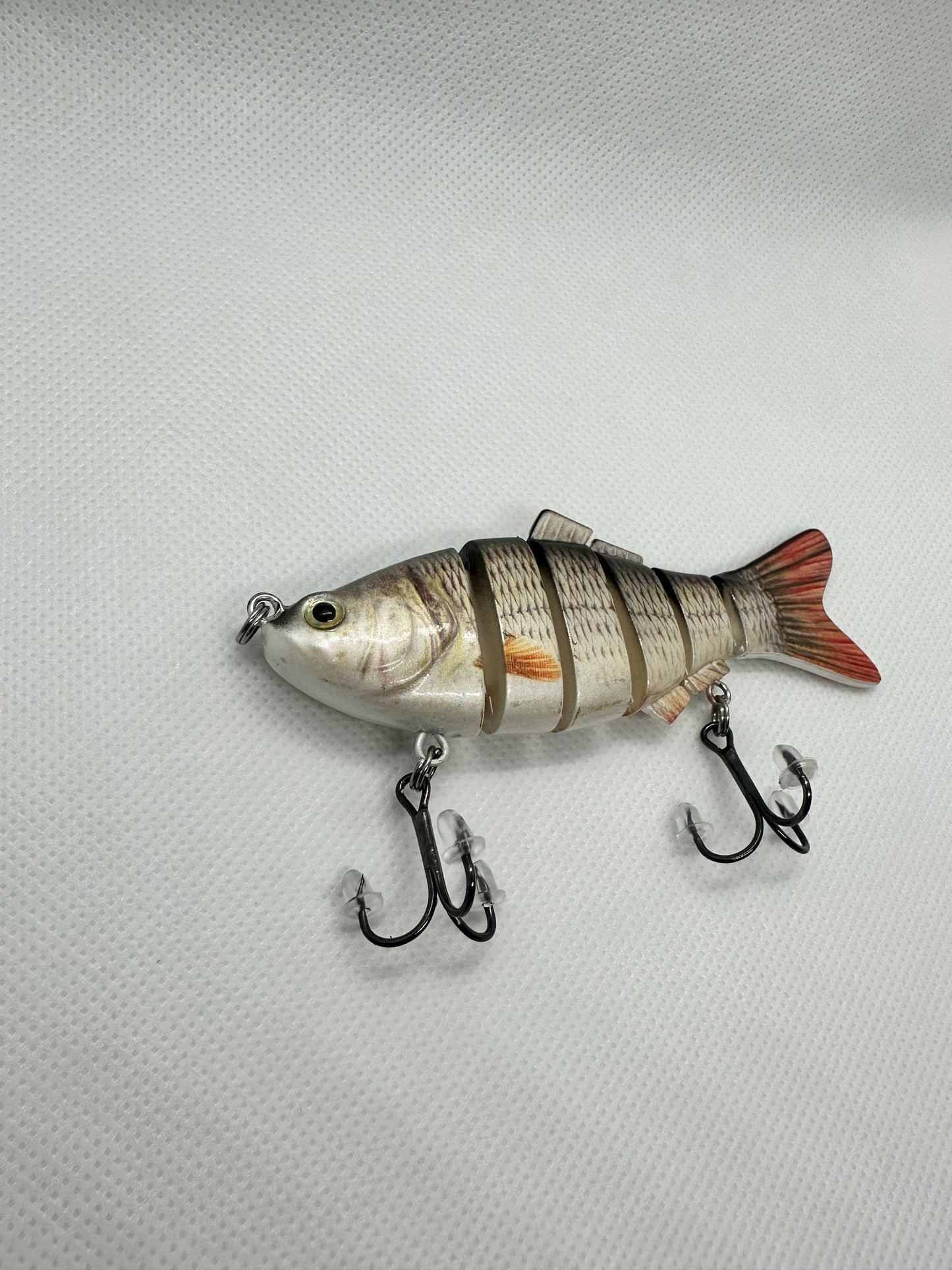 wood and ribbon jointed 4 inch swim bait high quality