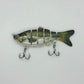 wood and ribbon jointed 4 inch swim bait high quality