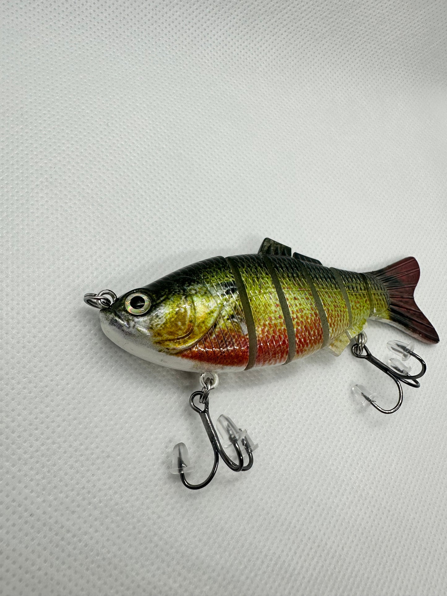 wood and ribbon jointed 4 inch swim bait high quality