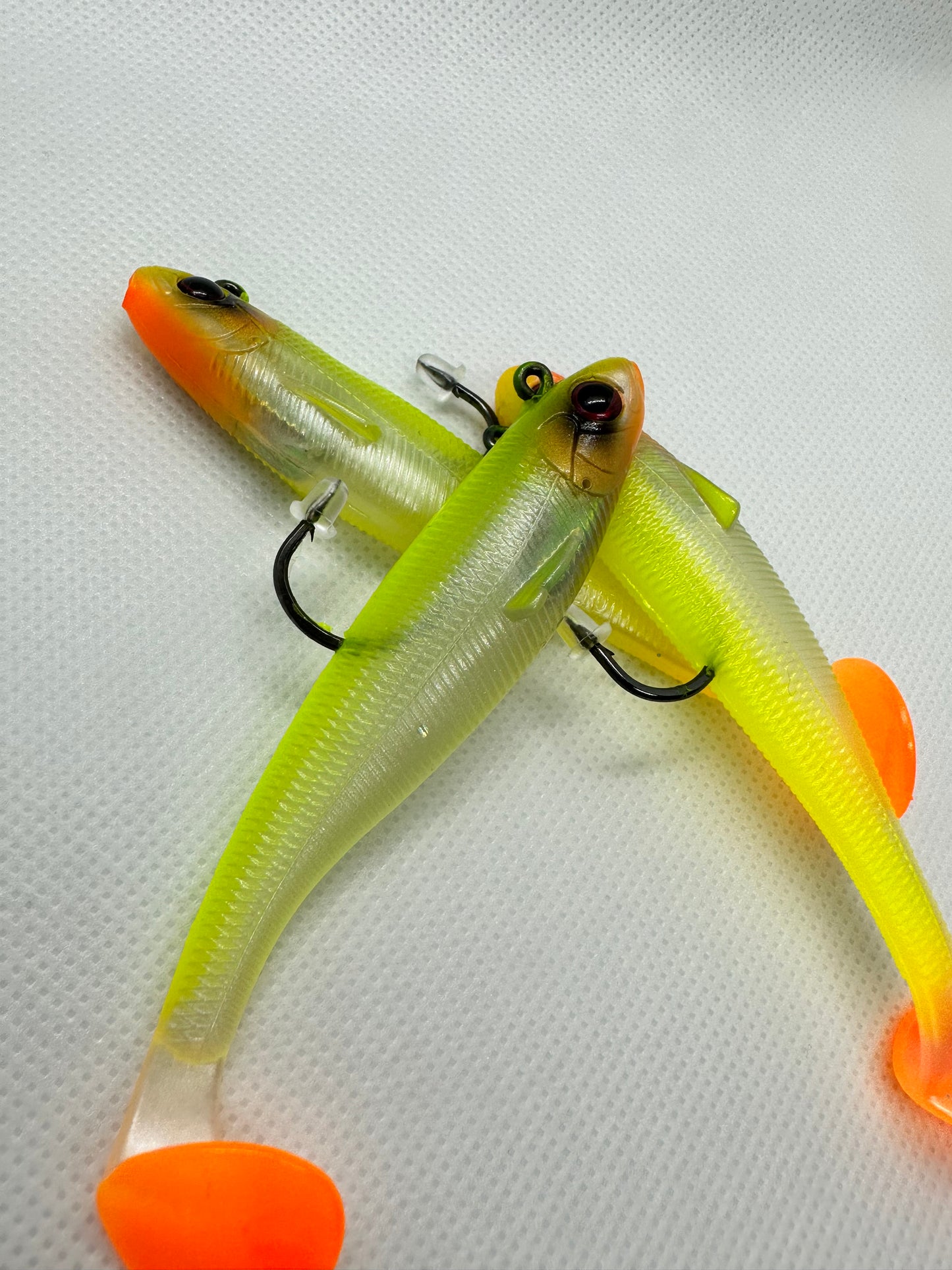 Chartreuse Swimmer Paddle Tail